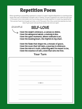 A Chicana's Lens: Brown Girl Poetry, Mexican-American Poetry with Companion Poetry Practice Pages